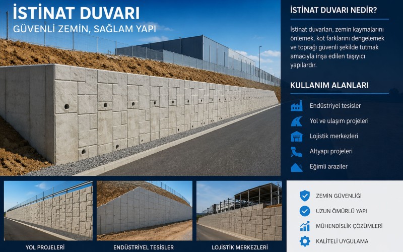 İstinat Duvarı Nedir? Nerelerde Kullanılır?